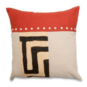 Contemporary Kuba Calm Range Red 001 45cm x 45cm