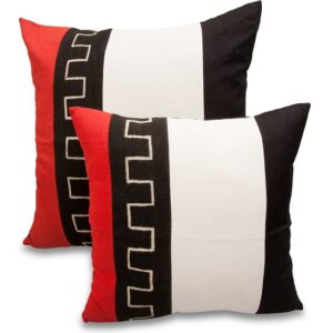 Contemporary Stripe Range Red