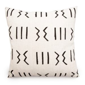 Mudcloth Range White With Black Design