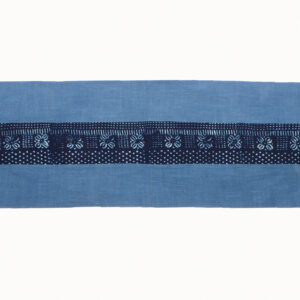 Indigo Table Runner with Blue Linen