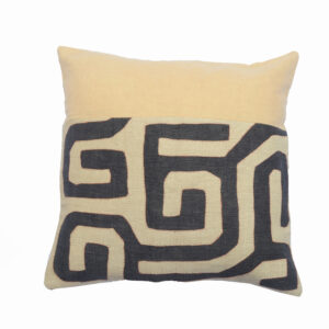 Three Quarter Kuba Cloth with Raffia