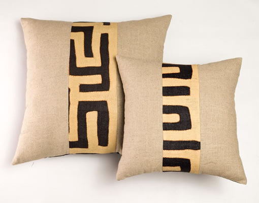 Contemporary Stripe Range Kuba Natural/ Linen Panels